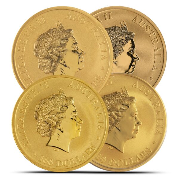 1 oz Australian Gold Kangaroo Coins (Random Year, BU) - Image 2