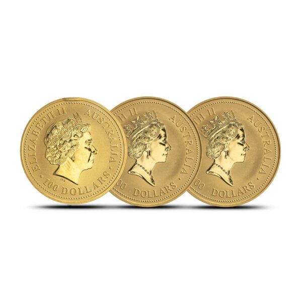 1 oz Australian Gold Nugget Kangaroo Coin (Random Year) - Image 2