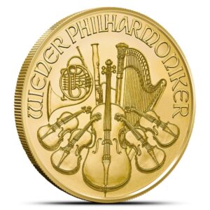1 oz Austrian Gold Philharmonic Coin (Random Year)