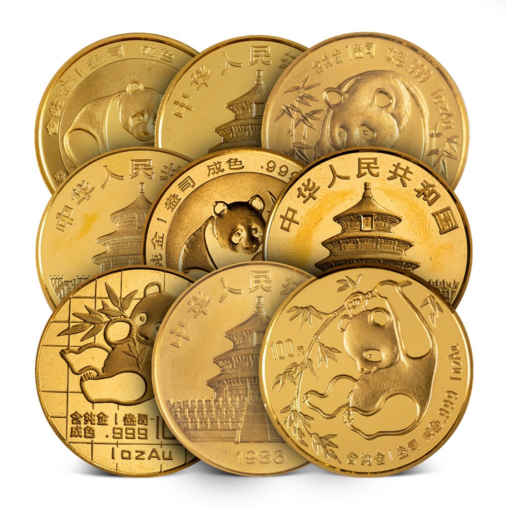 Buy 1 oz Chinese Gold Panda Coins