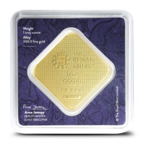 1 oz The Royal Mint Queens Beast Completer Gold Bar (New)