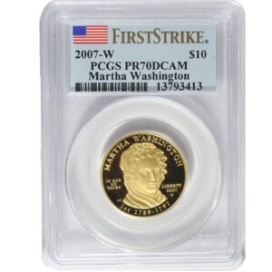 1/2 oz Proof US Mint First Spouse Gold Coin PR/PF70 (Random Year, Varied Label, PCGS or NGC)