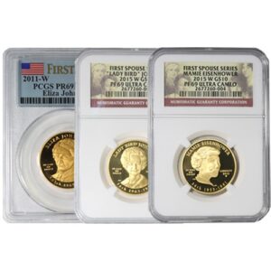 Buy 1/2 oz US Mint First Spouse Gold Coin MS/PR69 (Random Year, NGC or PCGS)