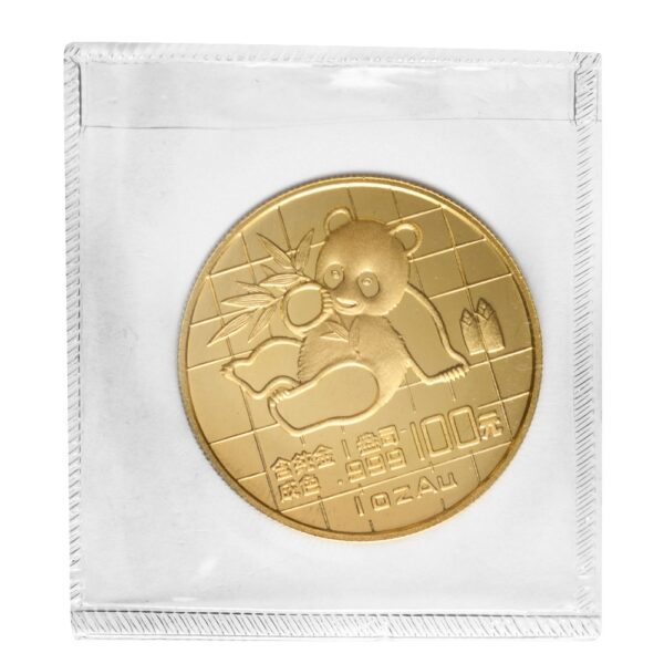 1989 1 oz Chinese Gold Panda Coin (Large Date, Sealed) - Image 3