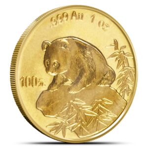 1999 1 oz Chinese Gold Panda Coin (Small Date, Sealed)