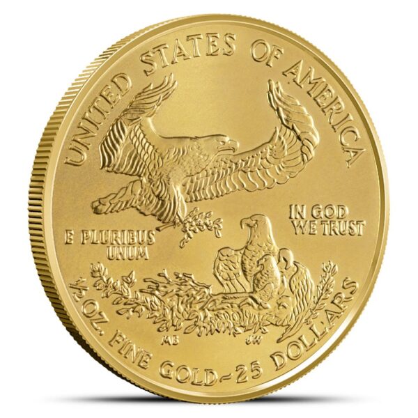 2002 1/2 oz American Gold Eagle Coin - Image 2