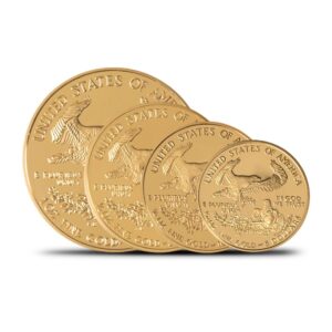 2004-W 4-Coin Proof American Gold Eagle Set (Box + CoA)