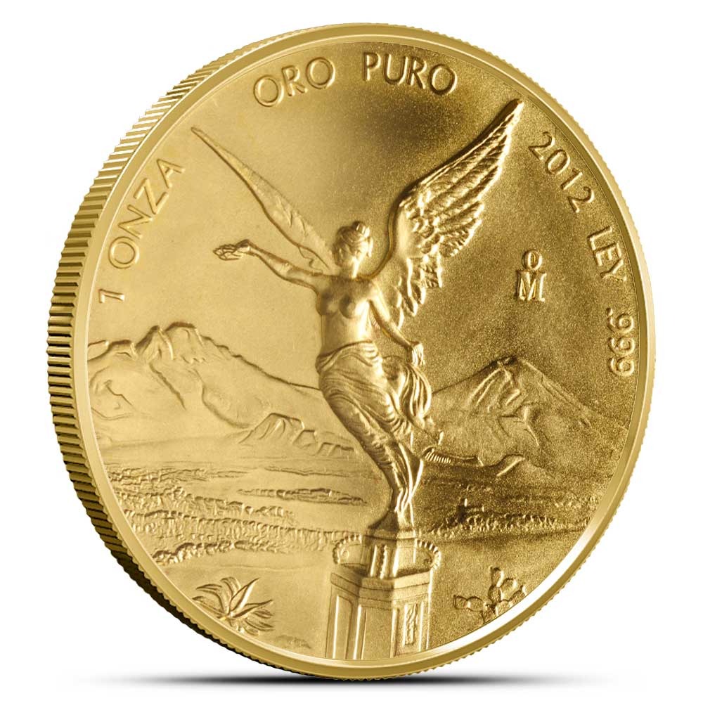 2012 1 oz Mexican Gold Libertad Coin