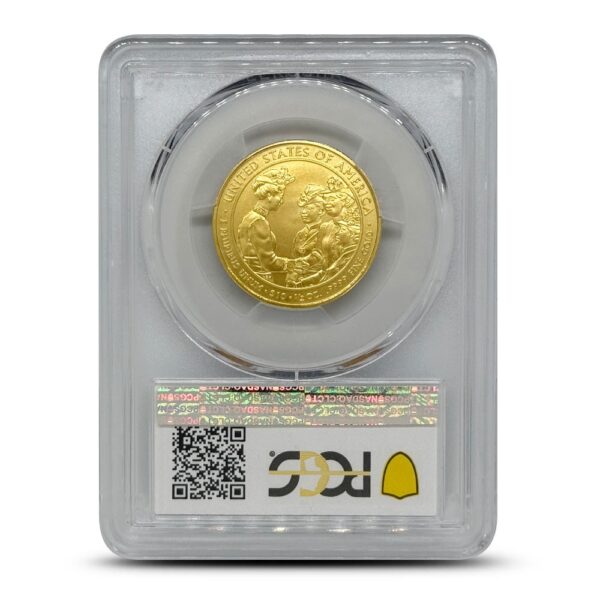 2012-W 1/2 oz US Mint First Spouse Frances Cleveland 1st Term Gold Coin PCGS MS70 - Image 2