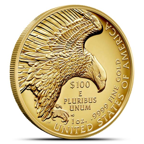 2019-W 1 oz American Liberty High Relief Gold Coin (Box + CoA) - Image 3