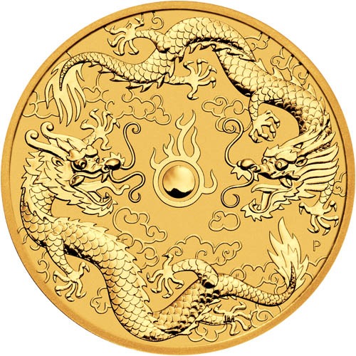 1 oz Australian Gold Double Dragon