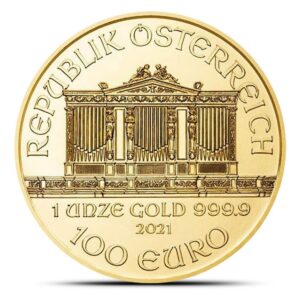 2021 1 oz Austrian Gold Philharmonic Coin (BU)