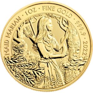 2022 1 oz British Maid Marian Gold Coin (BU)