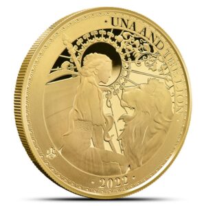 1/4 oz Proof St. Helena Gold Una and
