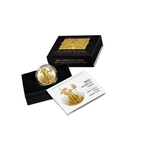 2023-W 1 oz Proof American Gold Eagle Coin (Box + CoA) - Image 5