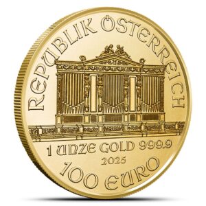 2025 1 oz Austrian Gold Philharmonic Coin (BU)