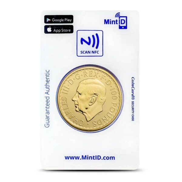 2025 1 oz British Gold Britannia Coin (MintID, AES-128 Encrypted) - Image 2
