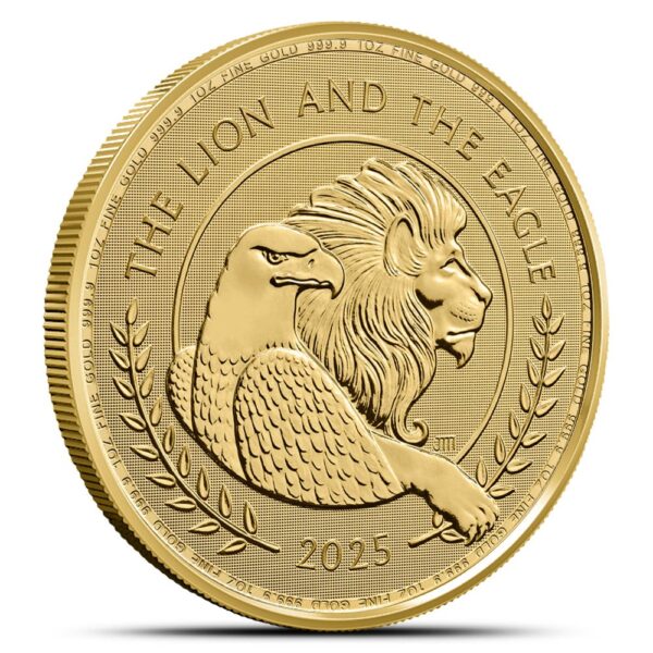 1 oz British Gold The Lion and The E