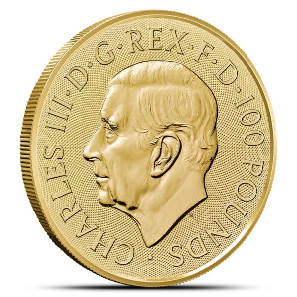 2025 1 oz British Gold The Lion and The Eagle Coin (BU) - Image 2