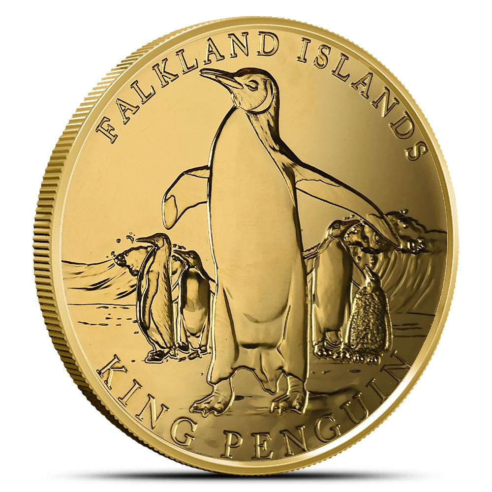 1 oz Falkland Islands Gold King Peng