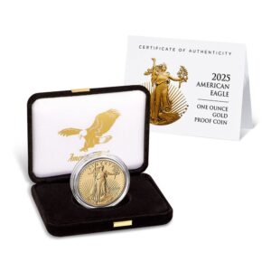 2025-W 1 oz Proof American Gold Eagle Coin (Box + CoA)