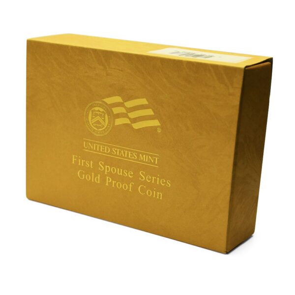 2008-W 1/2 oz US Mint First Spouse Van Buren's Liberty Gold Coin (Box + CoA) - Image 3