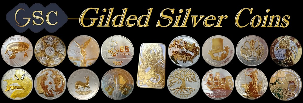 Buy Gilded Silver Coins'