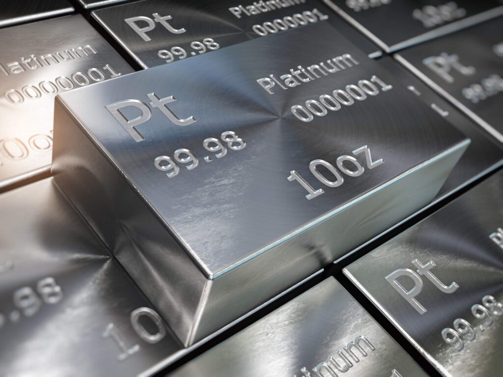 IRA Eligible Platinum bars