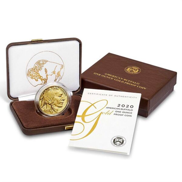 2020-W 1 oz Proof American Gold Buffalo Coin (Box + CoA) - Image 5