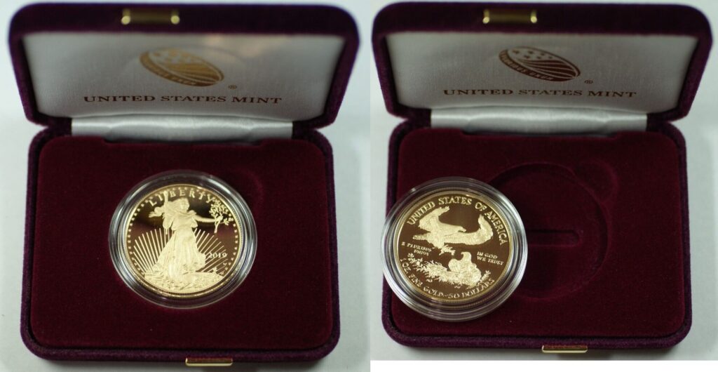Proof American Gold Eagles.