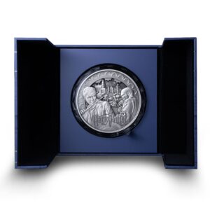 1 Kilo Antique Samoa Harry Potter vs Voldemort Silver Coin (Multi-Layer, Box + CoA)