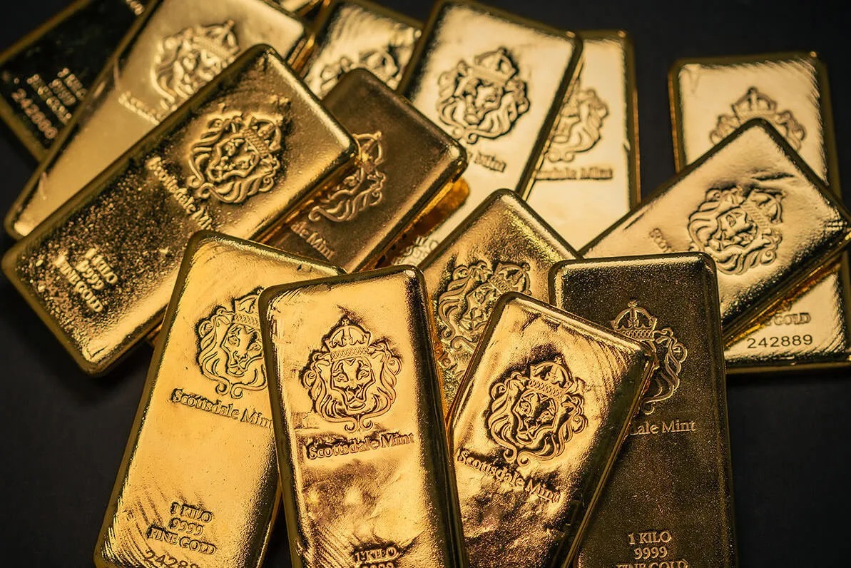 Buy 1 Kilo Scottsdale Mint Gold Bars