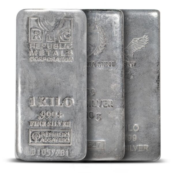 Buy 1 Kilo Silver Bars Online