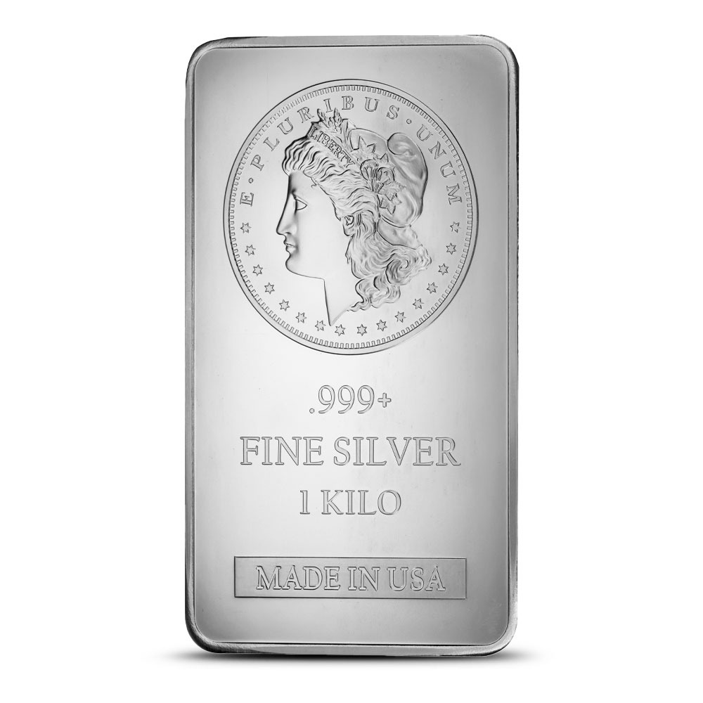 1 Kilo Sunshine Morgan Silver Bar