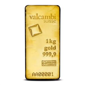 Buy 1 Kilo Valcambi Cast Gold Bar