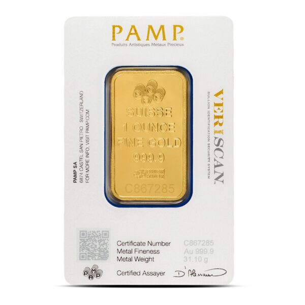 1 oz PAMP Suisse Lady Fortuna Veriscan Gold Bar (Secondary Market w/ Assay) - Image 4