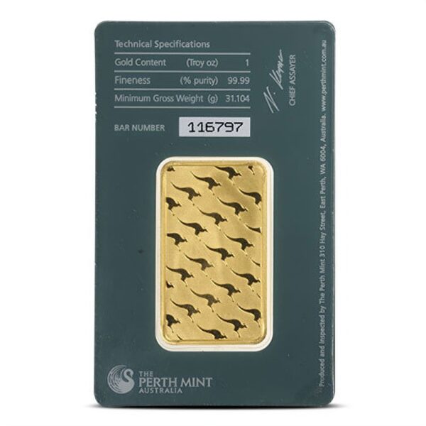 Buy 1 oz Perth Mint Gold Bars (Classic Assay) - Image 3