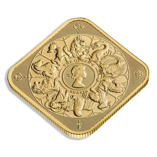 1 oz The Royal Mint Queens Beast Completer Gold Bar (New) - Image 2