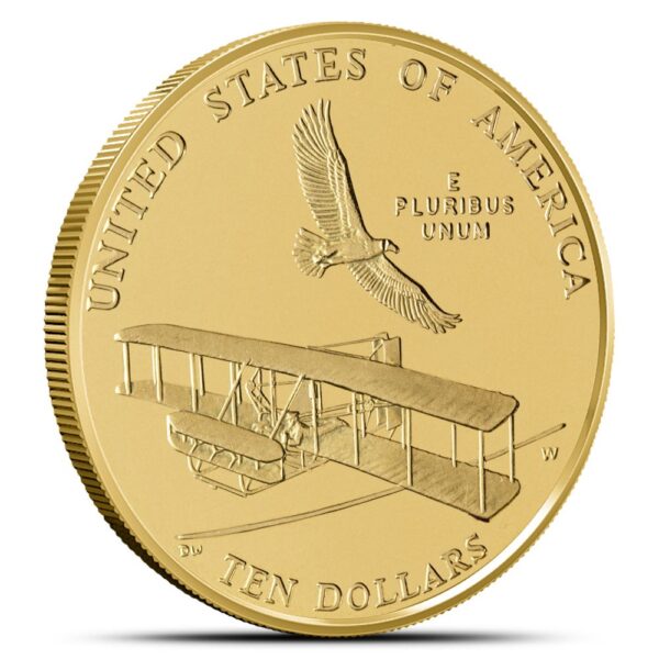 $10 US Mint Commemorative Gold Coin (Random Year, Varied Condition) - Image 2