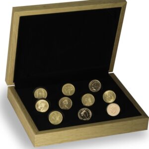 10 x Gold Sovereign Portrait Set Gif