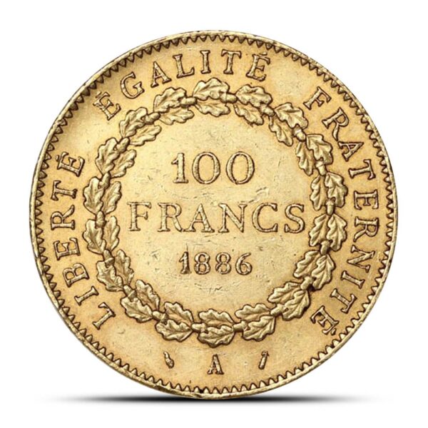 100 Francs France Angel Gold Coin (Varied Condition) - Image 2