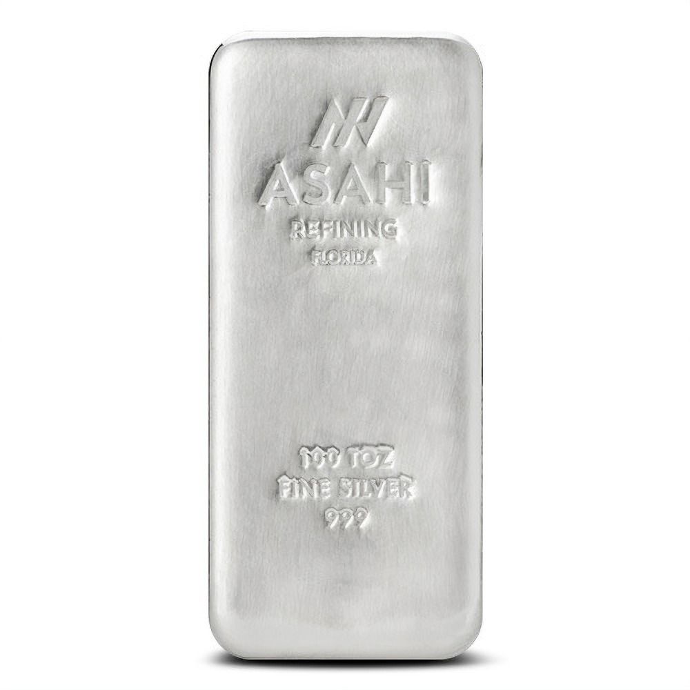Buy 100 oz Asahi Florida Silver Bar