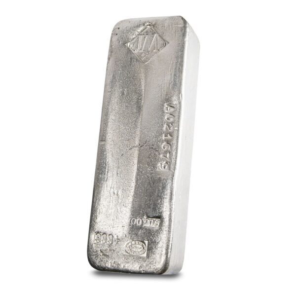 100 oz Johnson Matthey Silver Bar (Canadian Serial #) - Image 2