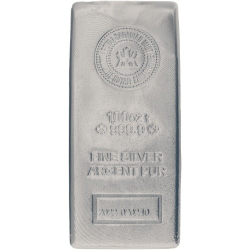 100 oz Royal Canadian Mint Silver