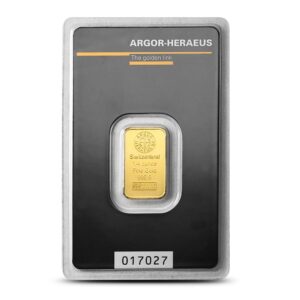 Buy 1/4 oz Argor Heraeus Gold Bar