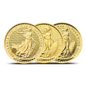 Buy 1/4 oz British Gold Britannia Co