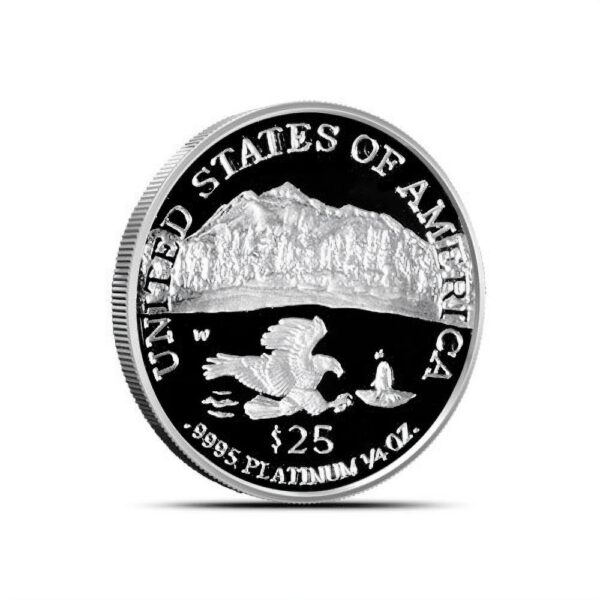 1/4 oz Proof American Platinum Eagle Coin (Random Year, Box + CoA) - Image 2