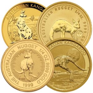 1/4 oz Australian Kangaroo Gold Nugg