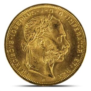 1892 20 Francs / 8 Florin Austrian G