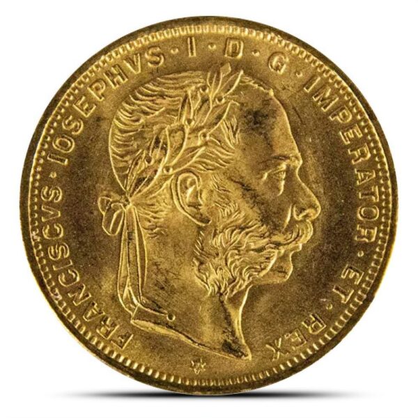 1892 20 Francs / 8 Florin Austrian G